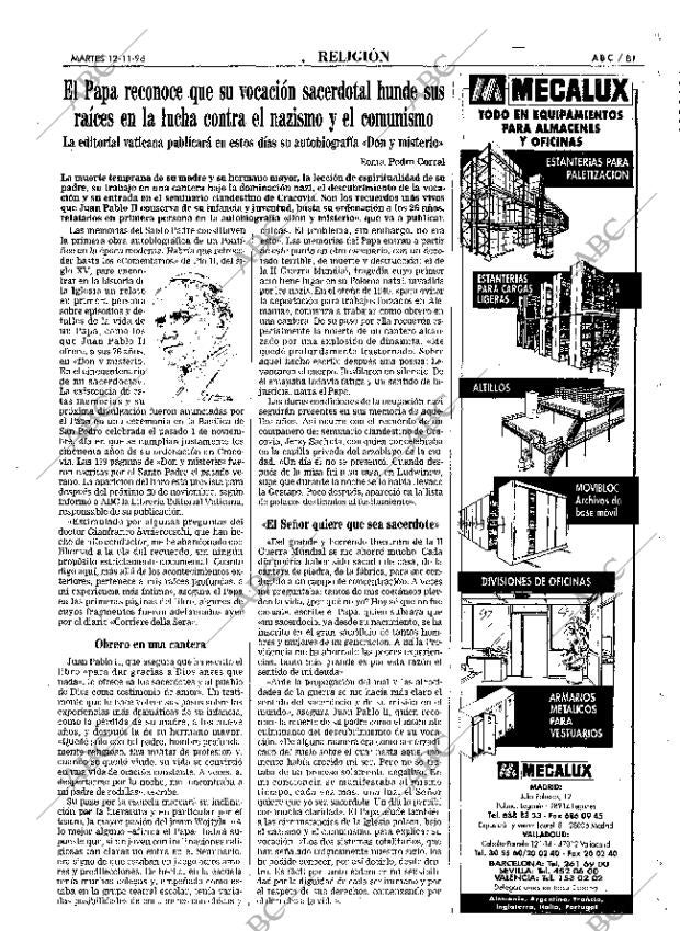 ABC MADRID 12-11-1996 página 81