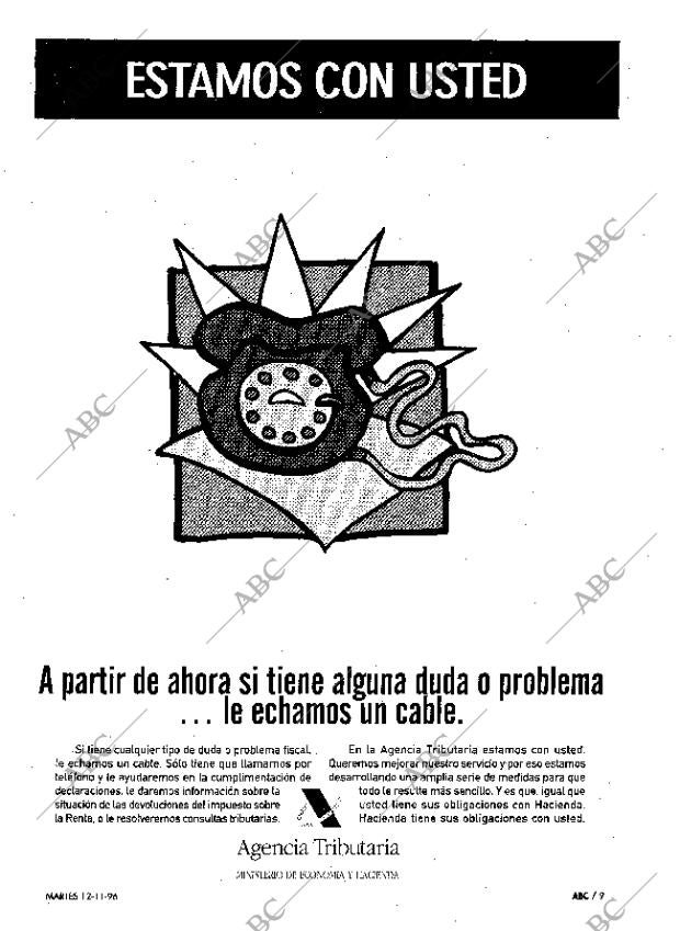 ABC MADRID 12-11-1996 página 9