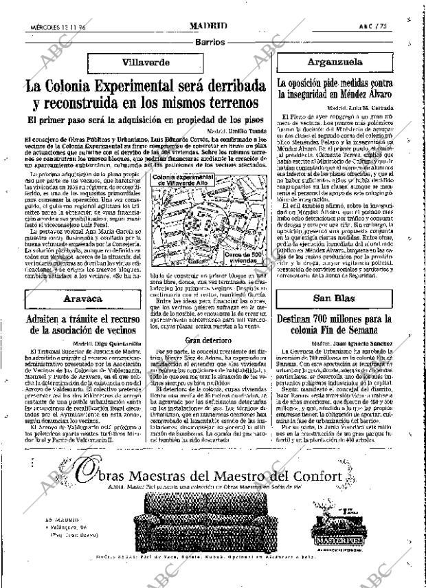 ABC MADRID 13-11-1996 página 75