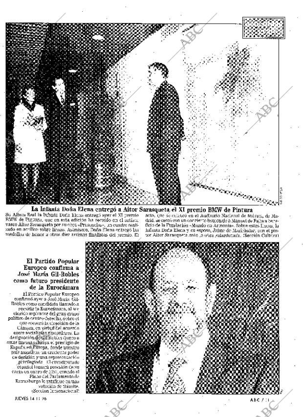 ABC MADRID 14-11-1996 página 11