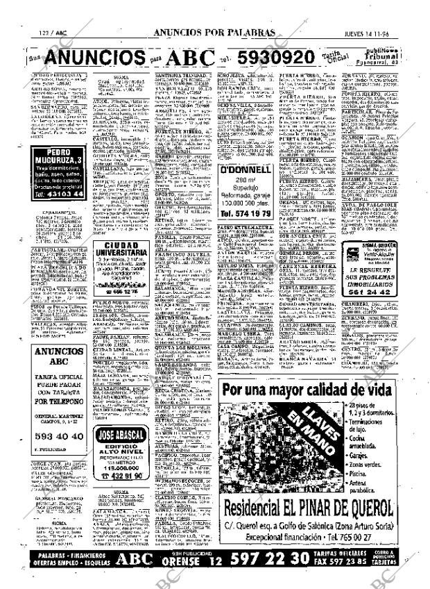 ABC MADRID 14-11-1996 página 122