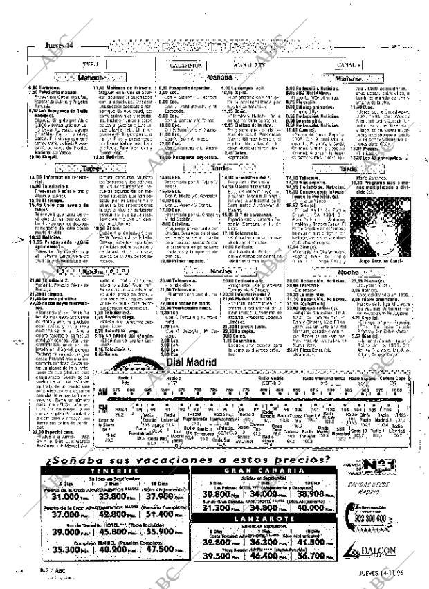 ABC MADRID 14-11-1996 página 142