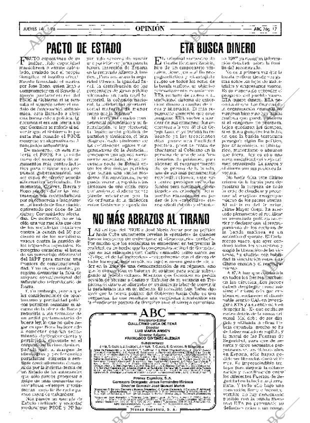ABC MADRID 14-11-1996 página 17