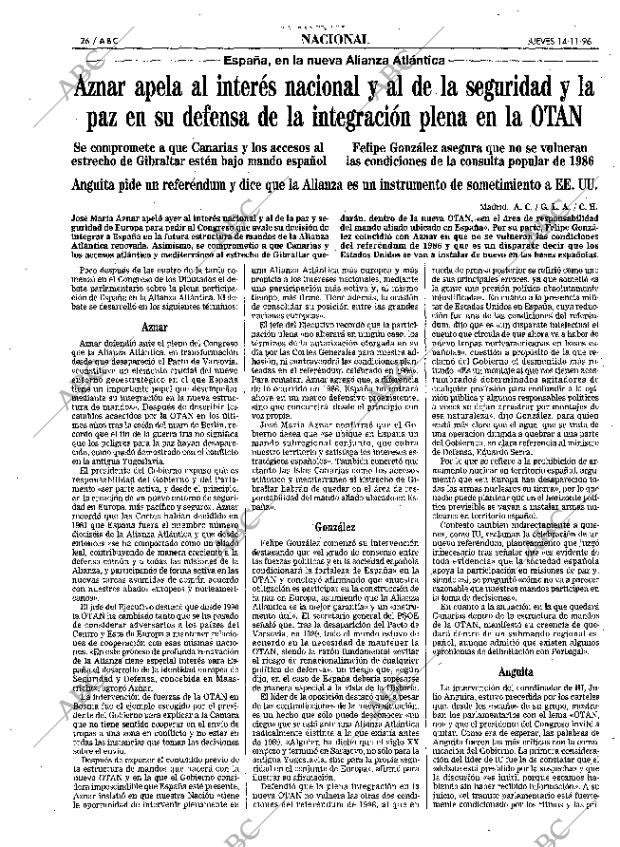 ABC MADRID 14-11-1996 página 26