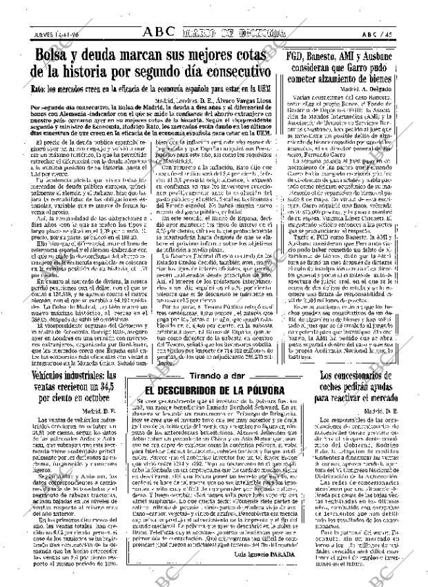 ABC MADRID 14-11-1996 página 45
