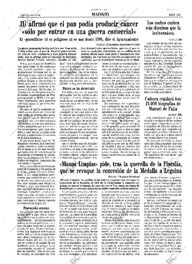 ABC MADRID 14-11-1996 página 65