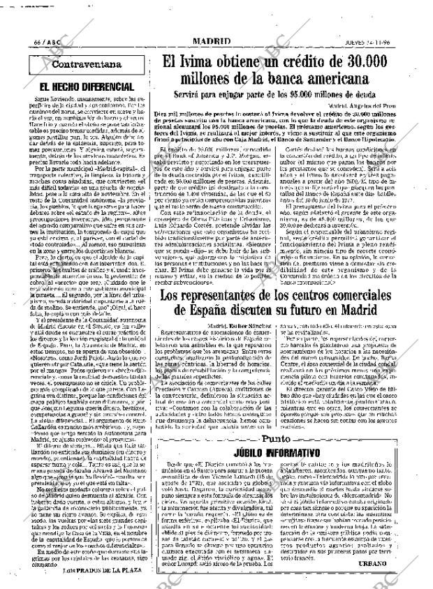 ABC MADRID 14-11-1996 página 66