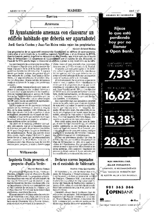 ABC MADRID 14-11-1996 página 67