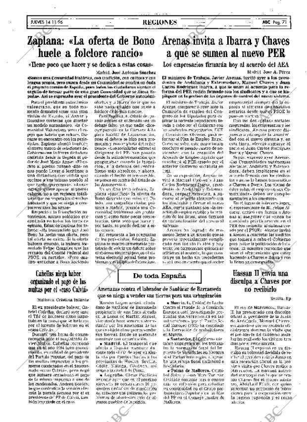 ABC MADRID 14-11-1996 página 71