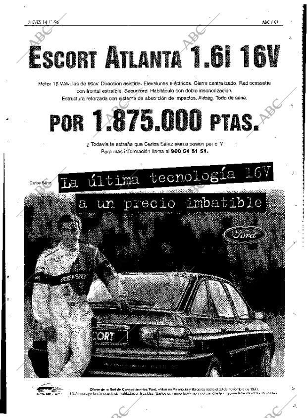 ABC MADRID 14-11-1996 página 81