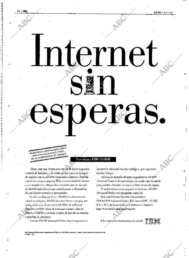 ABC MADRID 14-11-1996 página 82