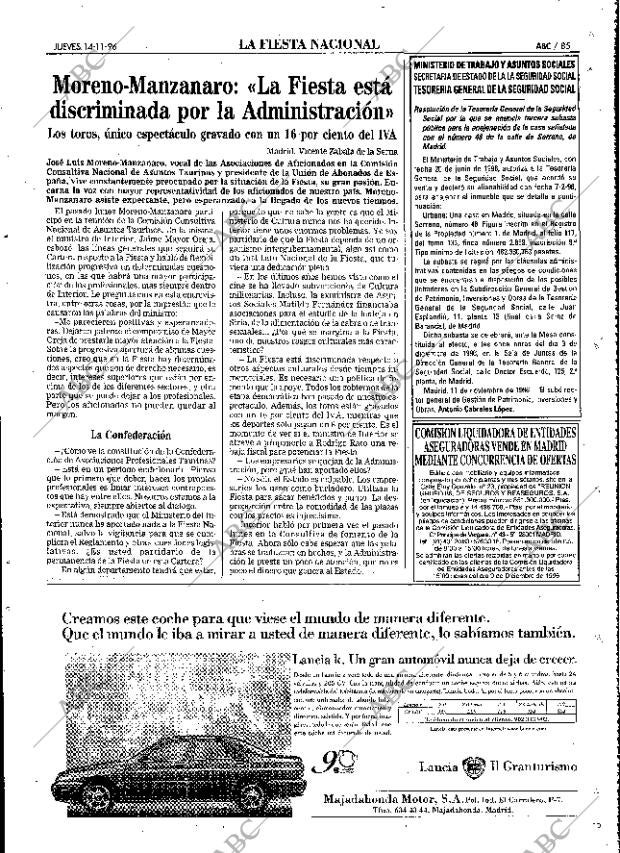 ABC MADRID 14-11-1996 página 85