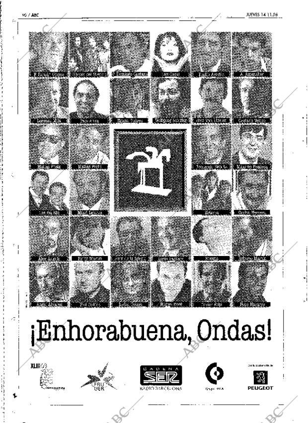 ABC MADRID 14-11-1996 página 90