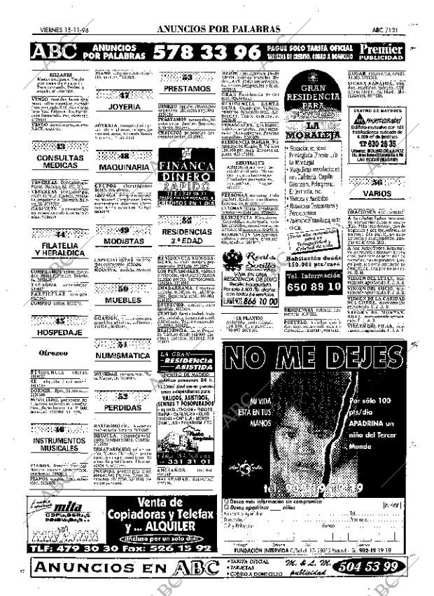 ABC MADRID 15-11-1996 página 121