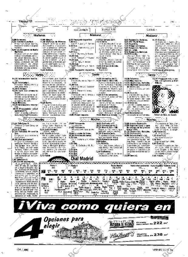 ABC MADRID 15-11-1996 página 134