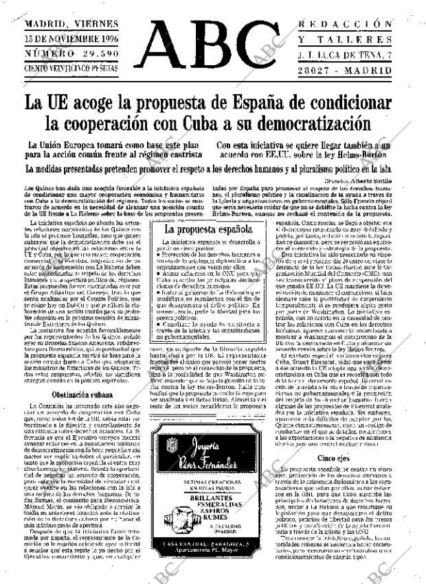 ABC MADRID 15-11-1996 página 17