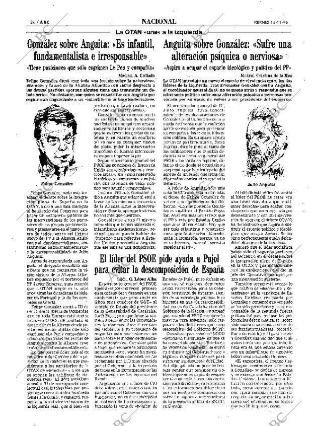 ABC MADRID 15-11-1996 página 24