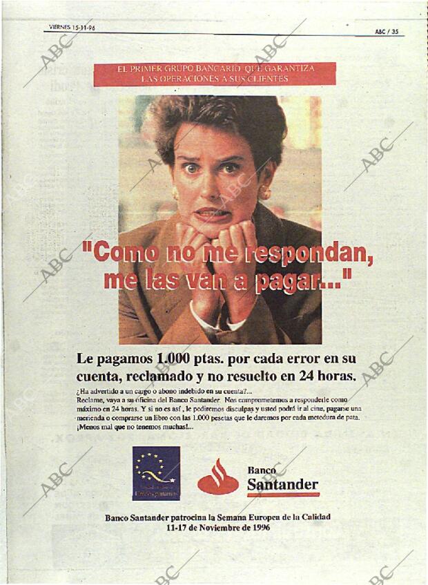 ABC MADRID 15-11-1996 página 35