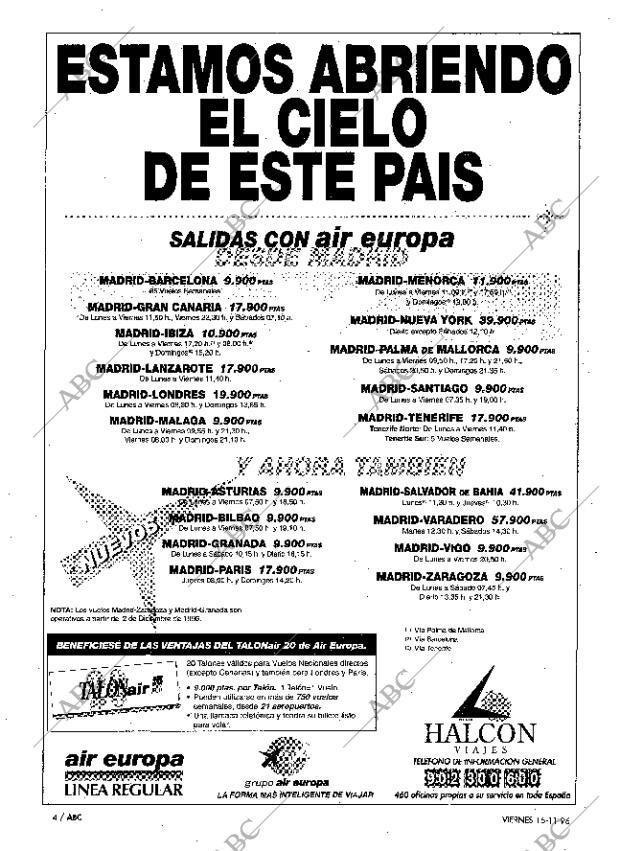 ABC MADRID 15-11-1996 página 4