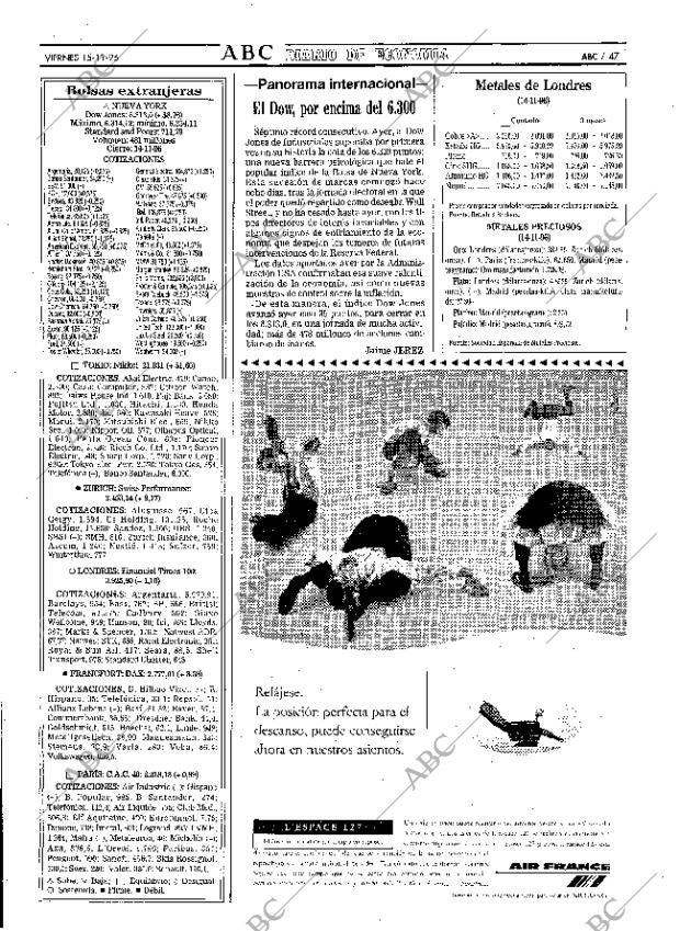 ABC MADRID 15-11-1996 página 47