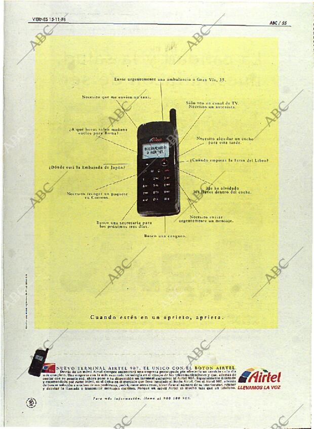 ABC MADRID 15-11-1996 página 55