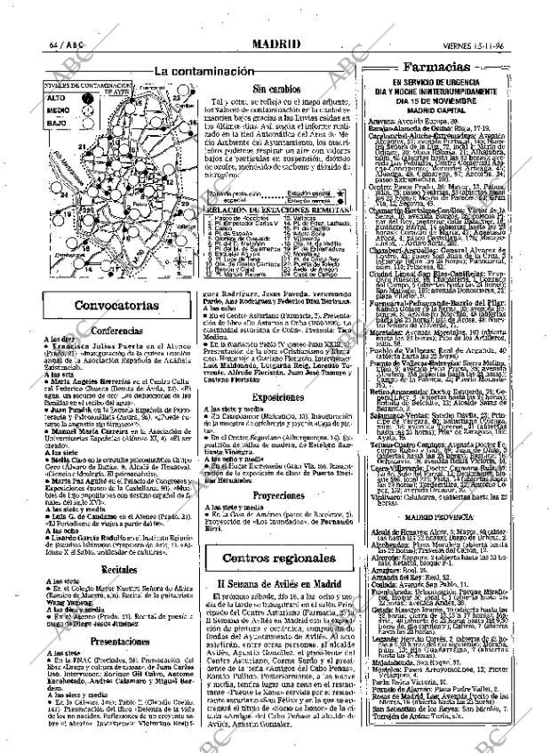 ABC MADRID 15-11-1996 página 64