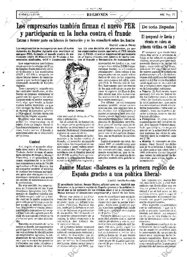 ABC MADRID 15-11-1996 página 71