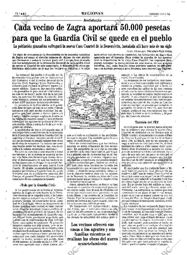 ABC MADRID 15-11-1996 página 72