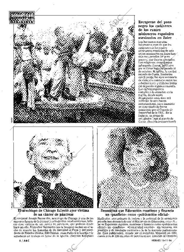 ABC MADRID 15-11-1996 página 8