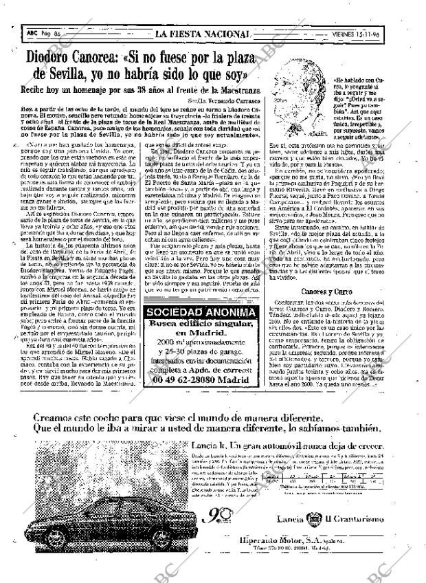ABC MADRID 15-11-1996 página 86