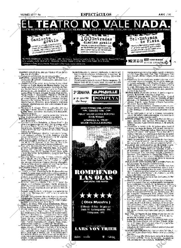 ABC MADRID 15-11-1996 página 91