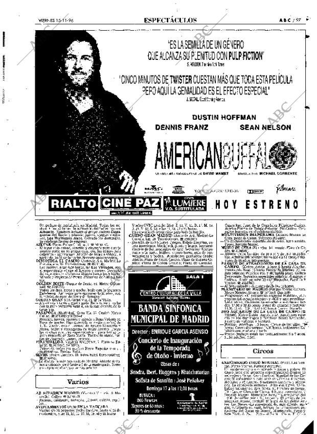 ABC MADRID 15-11-1996 página 97