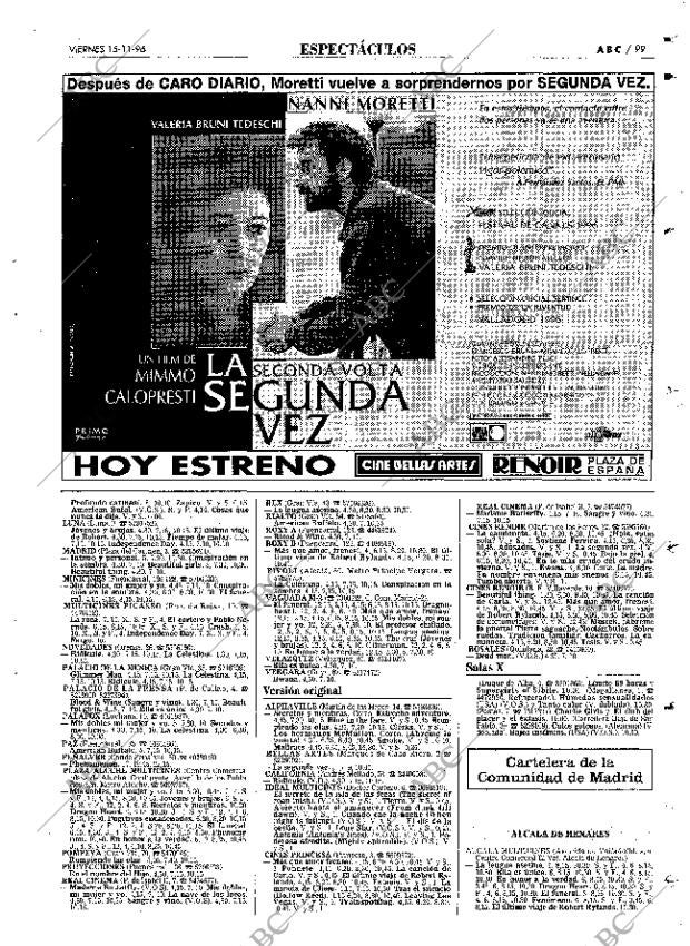 ABC MADRID 15-11-1996 página 99