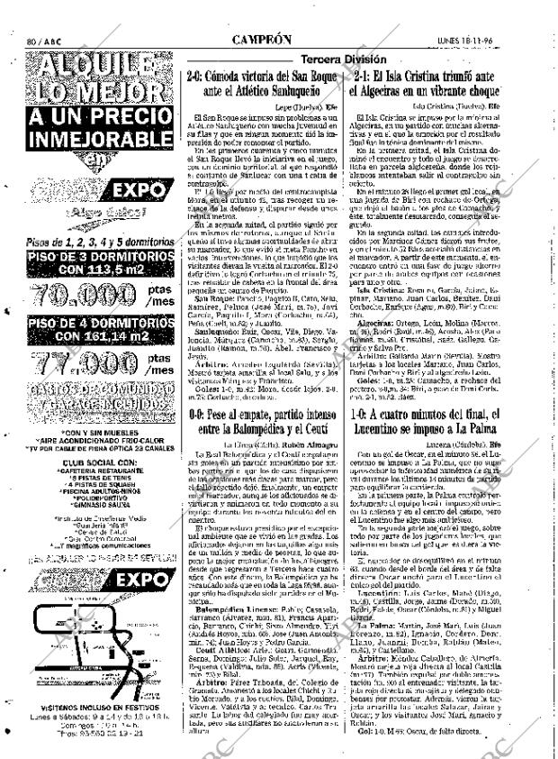 ABC SEVILLA 18-11-1996 página 80