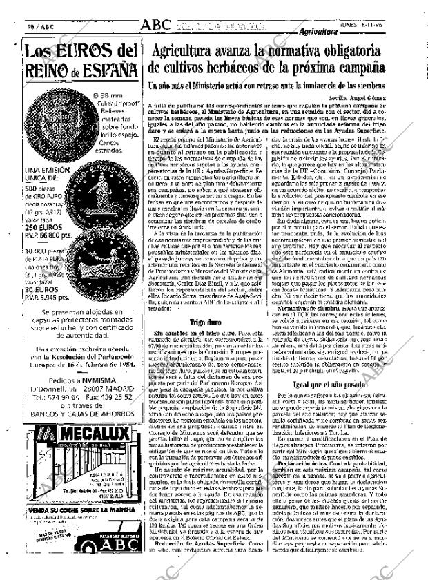 ABC SEVILLA 18-11-1996 página 98