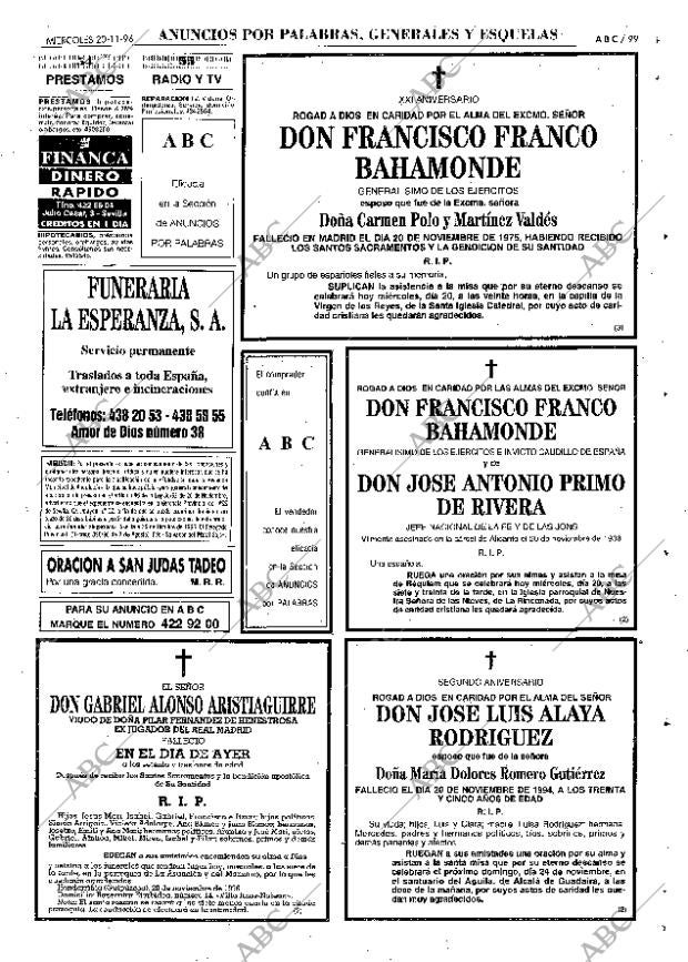 ABC SEVILLA 20-11-1996 página 99