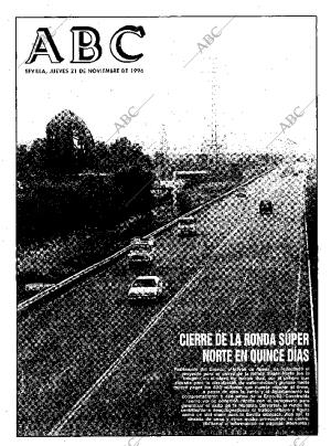 ABC SEVILLA 21-11-1996 página 1