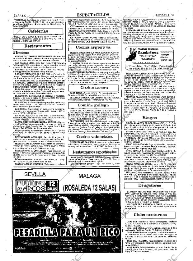 ABC SEVILLA 21-11-1996 página 92