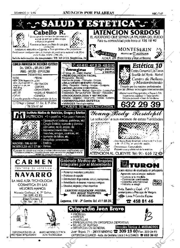 ABC MADRID 01-12-1996 página 149