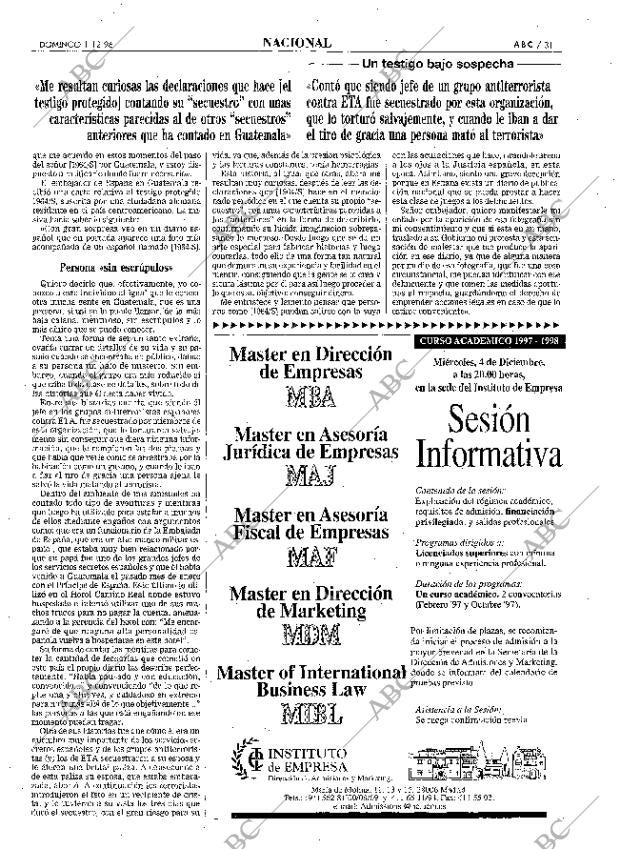 ABC MADRID 01-12-1996 página 31