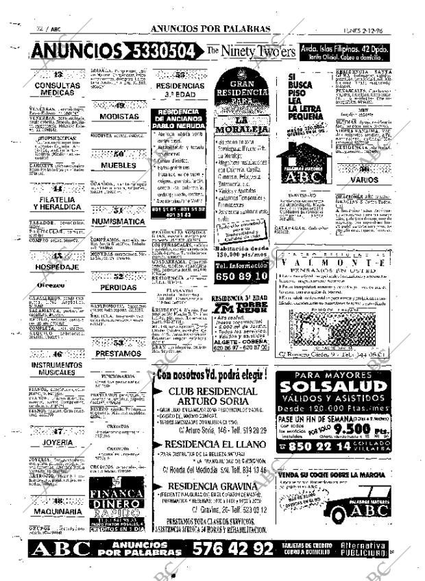 ABC MADRID 02-12-1996 página 132