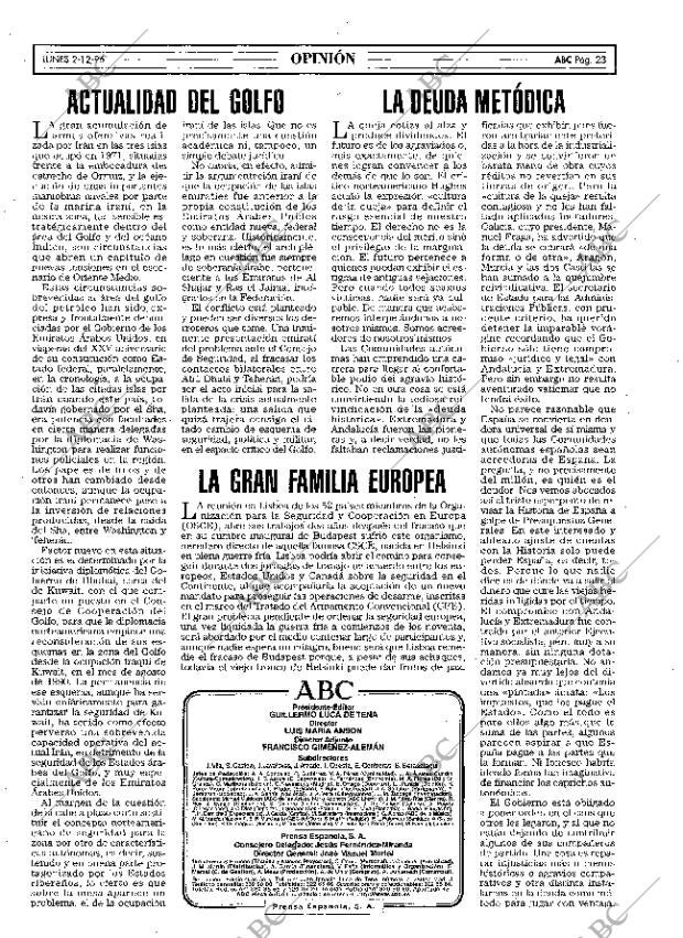 ABC MADRID 02-12-1996 página 23