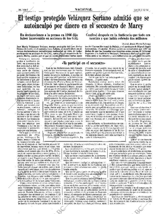 ABC MADRID 02-12-1996 página 28
