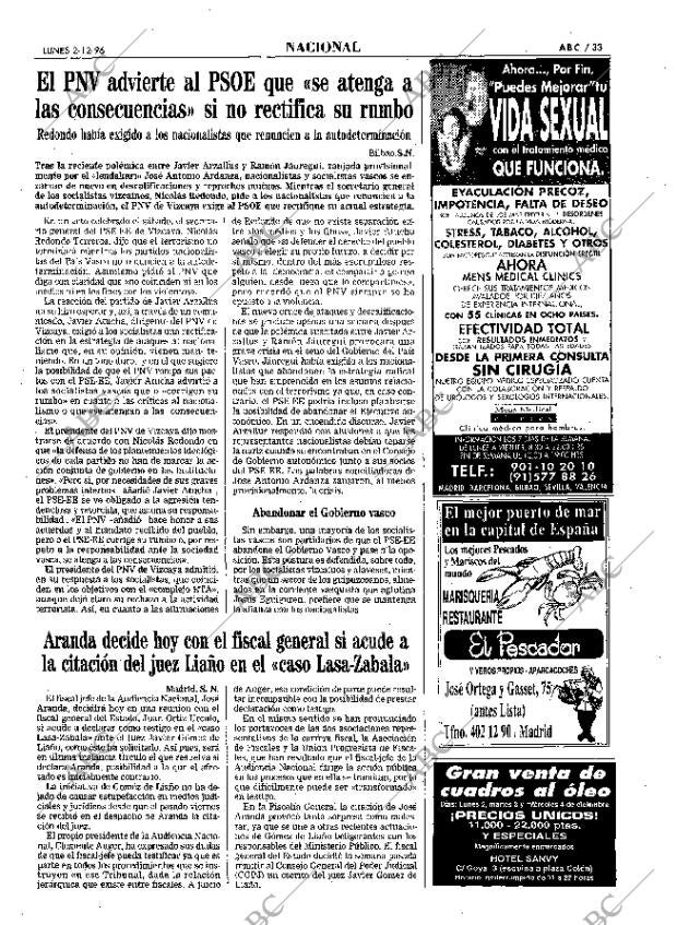 ABC MADRID 02-12-1996 página 33