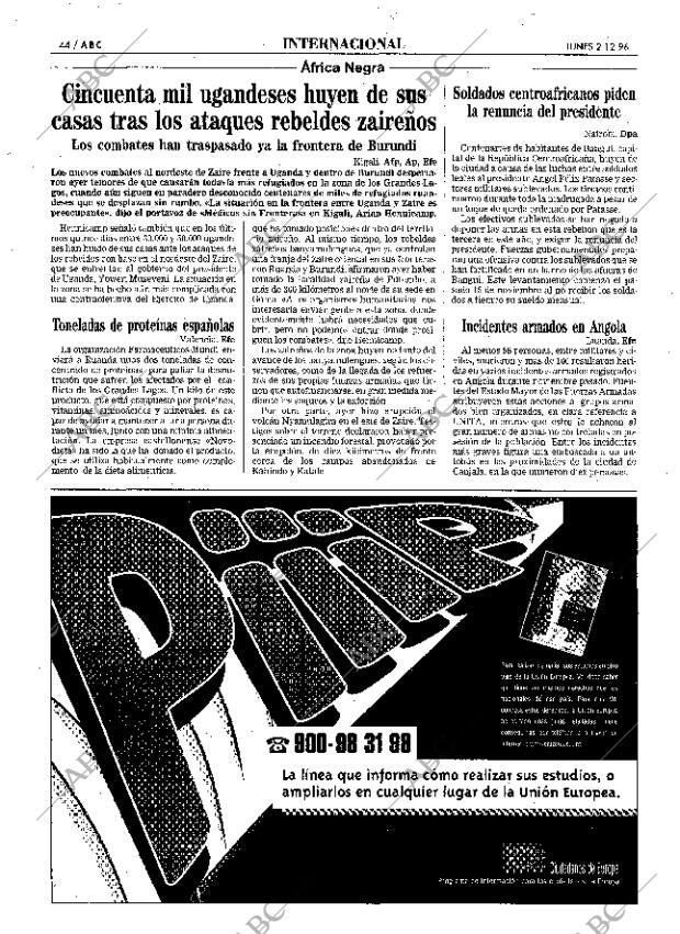 ABC MADRID 02-12-1996 página 44