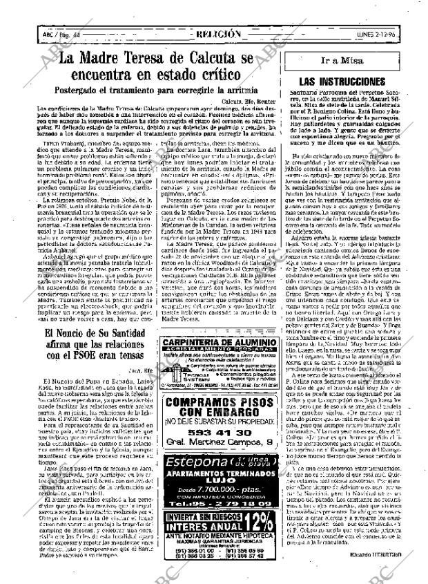 ABC MADRID 02-12-1996 página 64