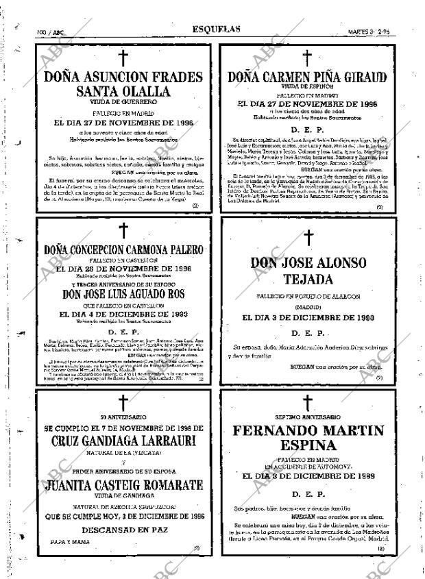 ABC MADRID 03-12-1996 página 100