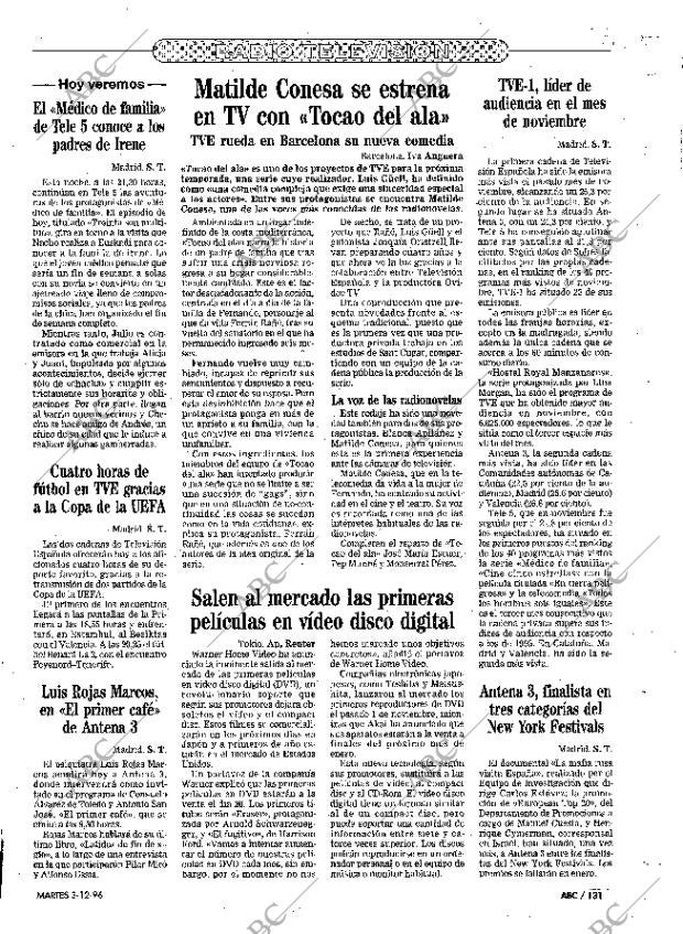 ABC MADRID 03-12-1996 página 131