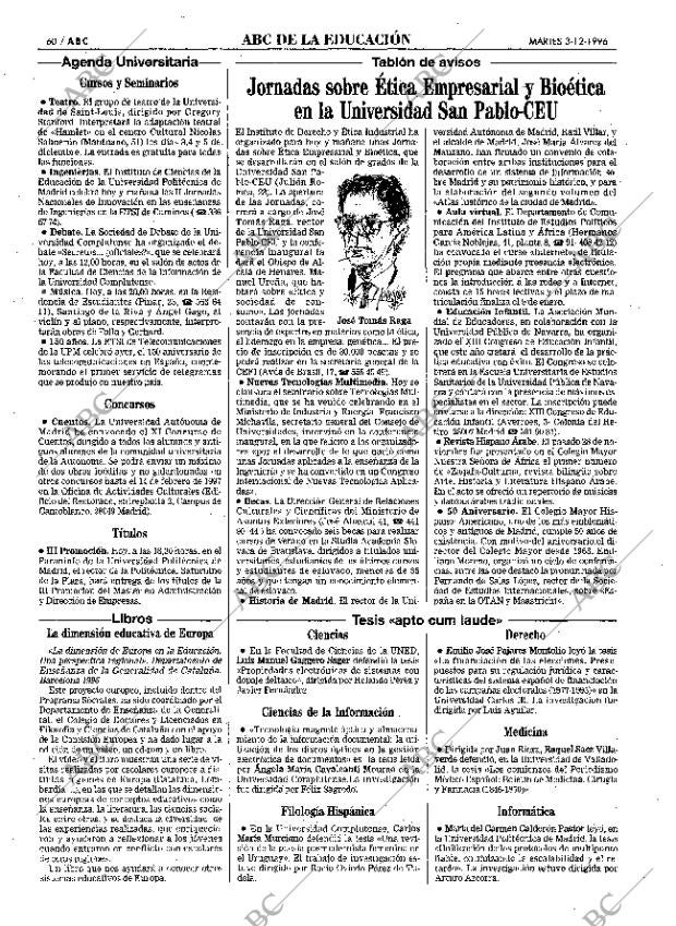 ABC MADRID 03-12-1996 página 60