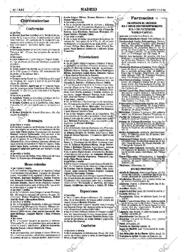 ABC MADRID 03-12-1996 página 66